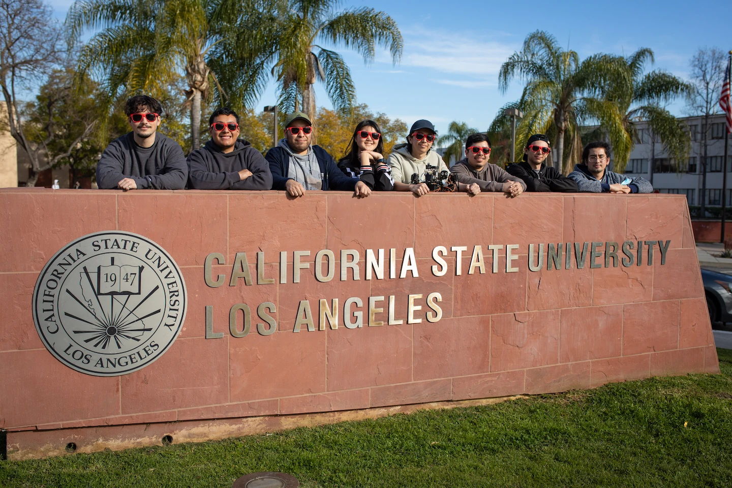Club members at California State University, Los Angeles.